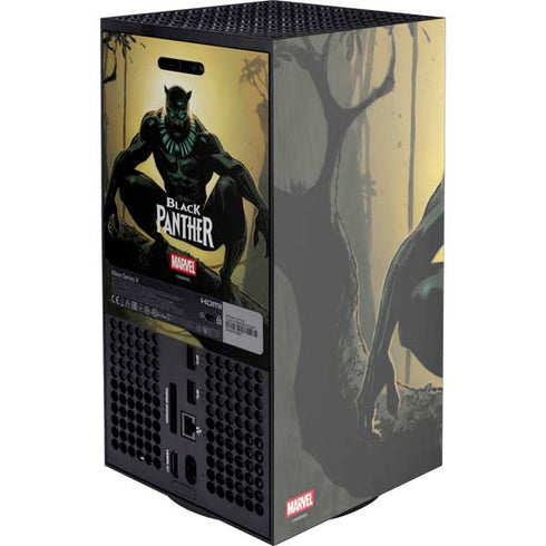 Marvel Black Panther TChalla King of Wakanda Xbox Series X Console Skin