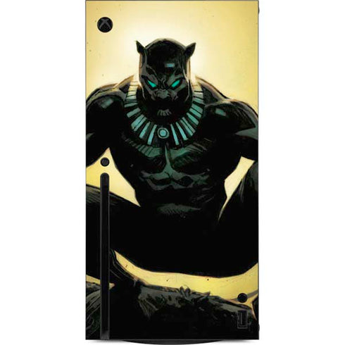 Marvel Black Panther TChalla King of Wakanda Xbox Series X Console Skin