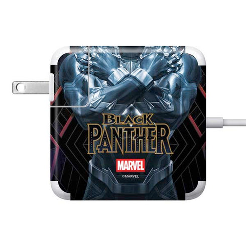 Marvel Black Panther Wakanda Salute 85W Power Adapter (15 and 17 inch MacBook Pro Charger) Skin