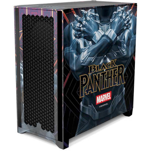 Marvel Black Panther Wakanda Salute Corsair 4000D Tempered Glass Mid-Tower ATX Case Skin