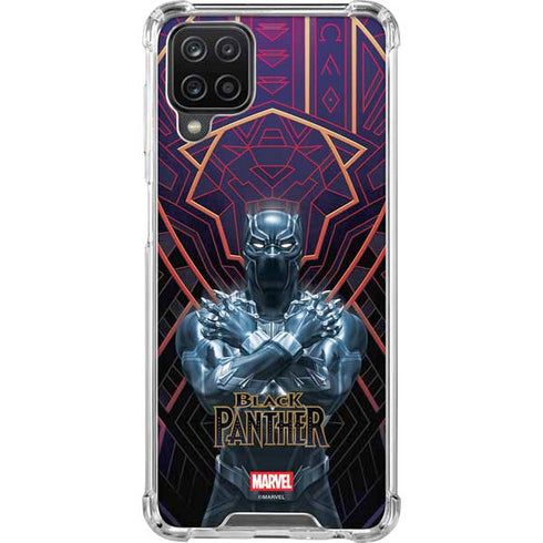 Marvel Black Panther Wakanda Salute Galaxy A12 Clear Case