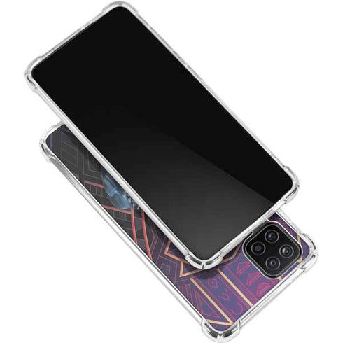 Marvel Black Panther Wakanda Salute Galaxy A12 Clear Case