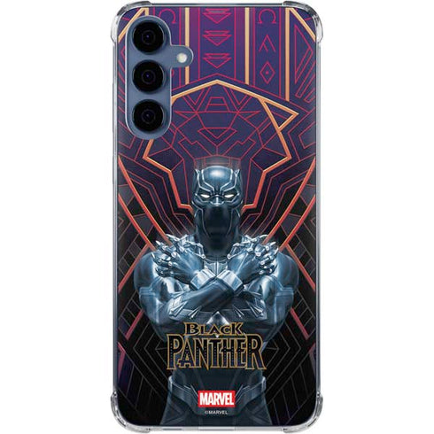 Marvel Black Panther Wakanda Salute Galaxy A35 5G Clear Case