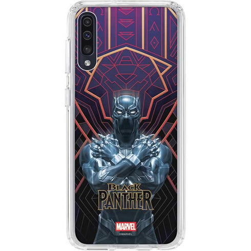 Marvel Black Panther Wakanda Salute Galaxy A50 Clear Case