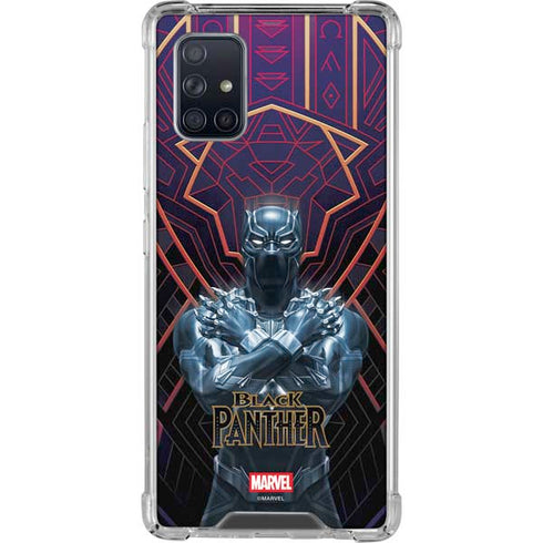 Marvel Black Panther Wakanda Salute Galaxy A71 5G Clear Case