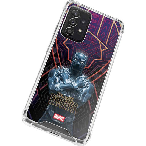Marvel Black Panther Wakanda Salute Galaxy A72 5G Clear Case