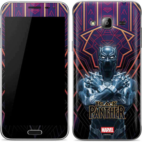 Marvel Black Panther Wakanda Salute Galaxy J3 Skin
