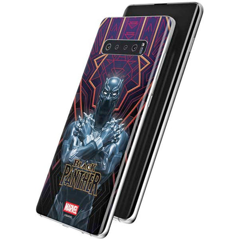 Marvel Black Panther Wakanda Salute Galaxy S10 Plus Skin