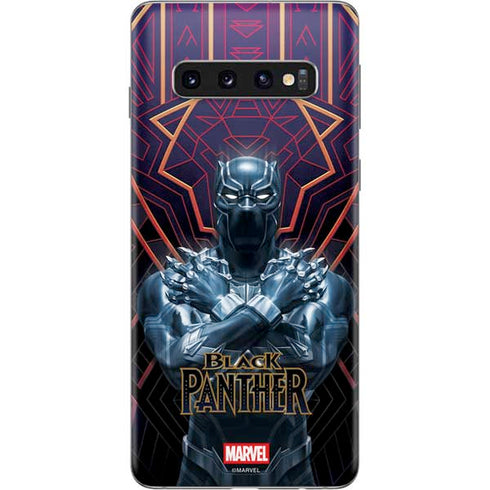 Marvel Black Panther Wakanda Salute Galaxy S10 Skin