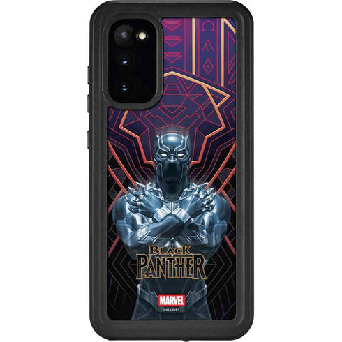 Marvel Black Panther Wakanda Salute Galaxy S20 Waterproof Case