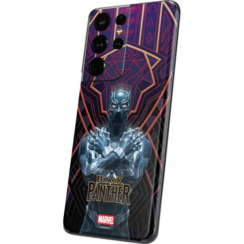 Marvel Black Panther Wakanda Salute Galaxy S21 Ultra 5G Skin