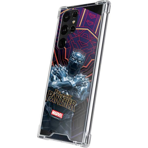 Marvel Black Panther Wakanda Salute Galaxy S22 Ultra Clear Case