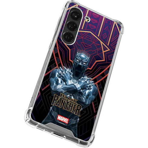 Marvel Black Panther Wakanda Salute Galaxy S23 Clear Case