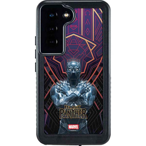 Marvel Black Panther Wakanda Salute Galaxy S23 Waterproof Case