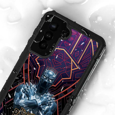Marvel Black Panther Wakanda Salute Galaxy S23 Waterproof Case
