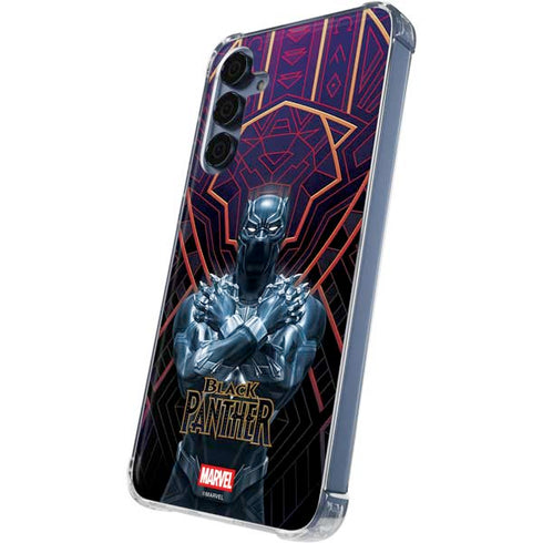 Marvel Black Panther Wakanda Salute Galaxy S24 Clear Case
