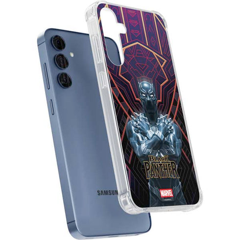 Marvel Black Panther Wakanda Salute Galaxy S24 Clear Case