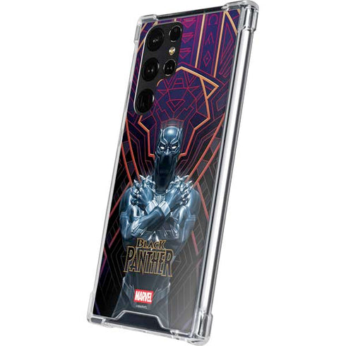 Marvel Black Panther Wakanda Salute Galaxy S24 Ultra Clear Case