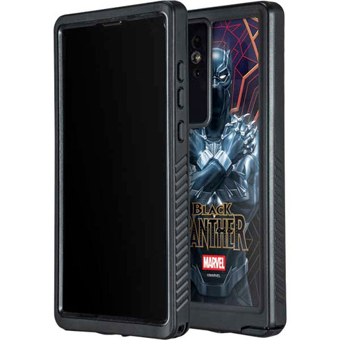 Marvel Black Panther Wakanda Salute Galaxy S24 Ultra Waterproof Case