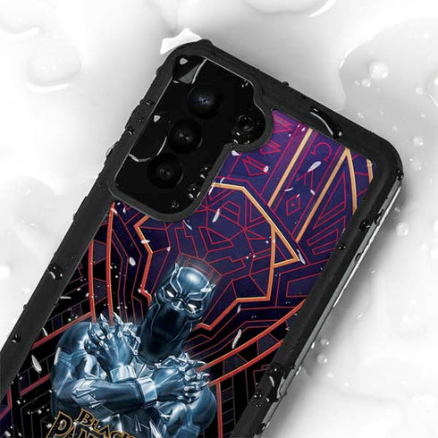 Marvel Black Panther Wakanda Salute Galaxy S24 Waterproof Case