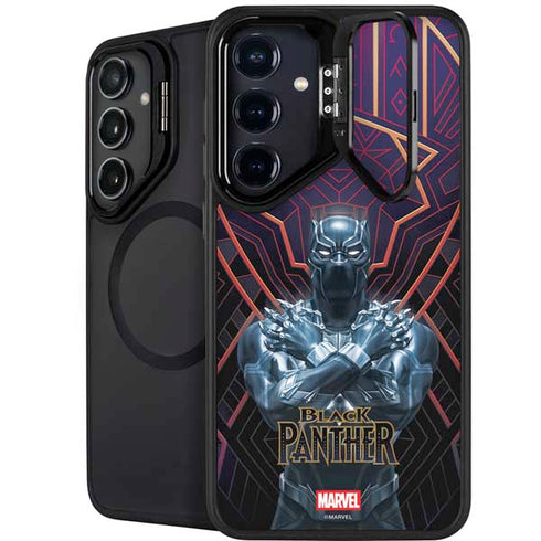 Marvel Black Panther Wakanda Salute Galaxy S25 Kickstand Case