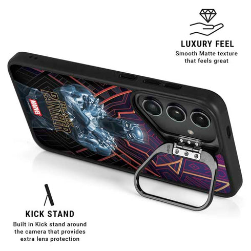 Marvel Black Panther Wakanda Salute Galaxy S25 Kickstand Case