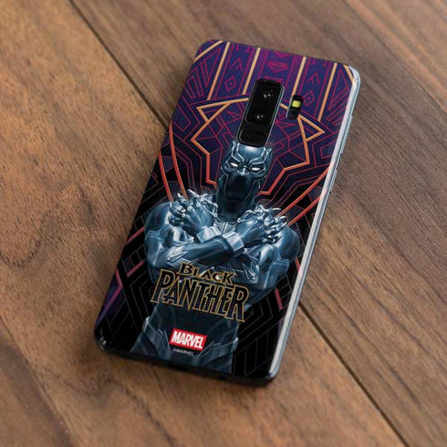 Marvel Black Panther Wakanda Salute Galaxy S9 Plus Skin