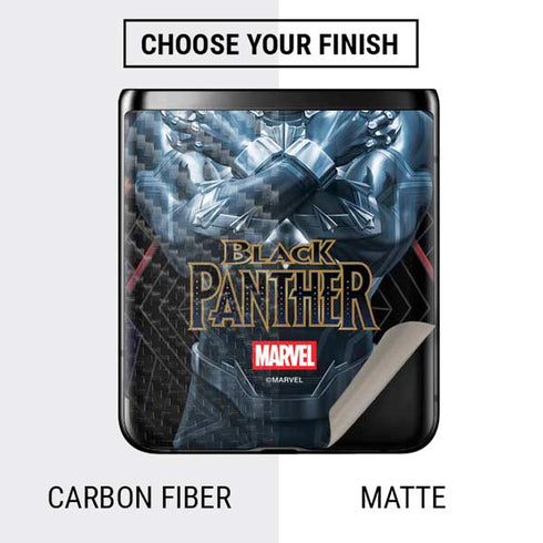 Marvel Black Panther Wakanda Salute Galaxy Z Flip Skin