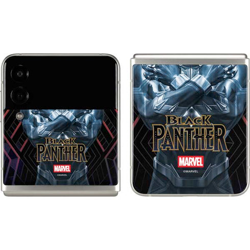 Marvel Black Panther Wakanda Salute Galaxy Z Flip3 5G Skin