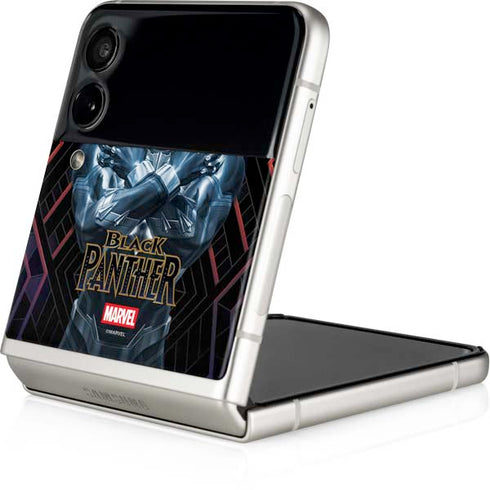 Marvel Black Panther Wakanda Salute Galaxy Z Flip3 5G Skin