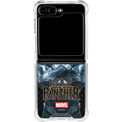 Marvel Black Panther Wakanda Salute Galaxy Z Flip5 5G Clear Case