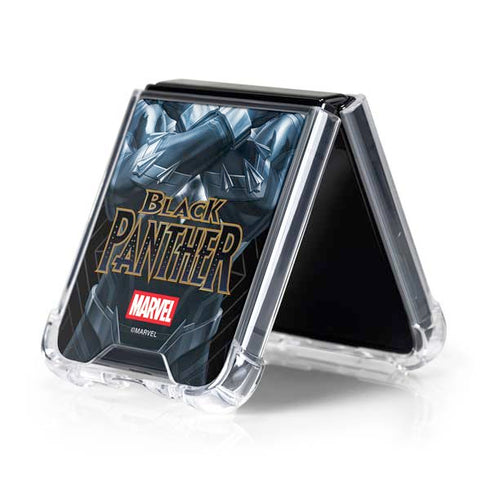 Marvel Black Panther Wakanda Salute Galaxy Z Flip5 5G Clear Case