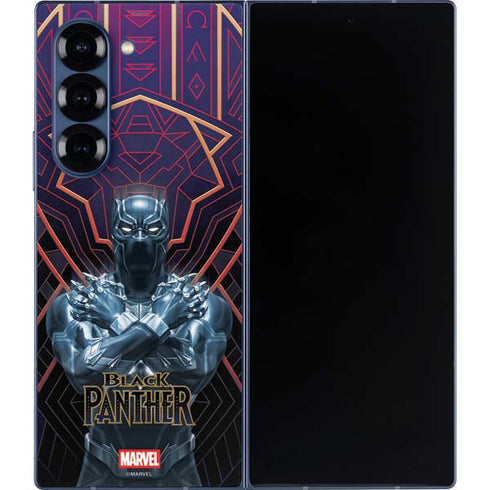 Marvel Black Panther Wakanda Salute Galaxy Z Fold6 Skin