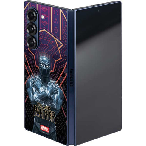 Marvel Black Panther Wakanda Salute Galaxy Z Fold6 Skin