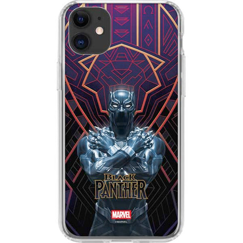Marvel Black Panther Wakanda Salute iPhone 11 Clear Case