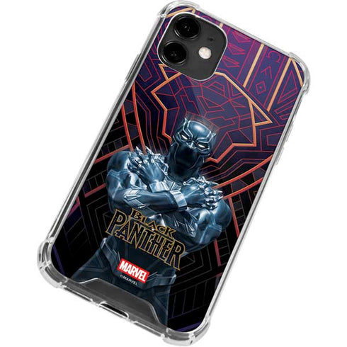 Marvel Black Panther Wakanda Salute iPhone 12 Clear Case