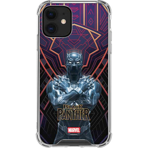 Marvel Black Panther Wakanda Salute iPhone 12 Mini Clear Case