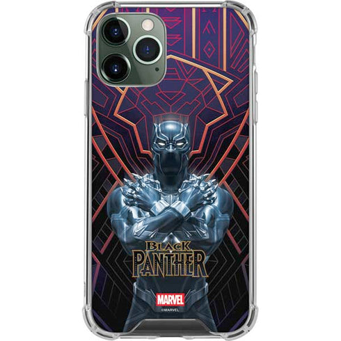 Marvel Black Panther Wakanda Salute iPhone 12 Pro Clear Case