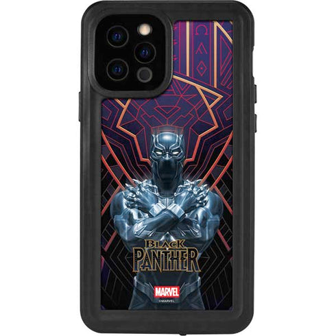 Marvel Black Panther Wakanda Salute iPhone 12 Pro Waterproof Case