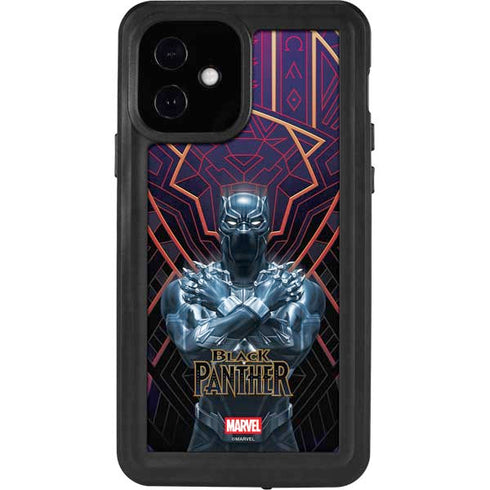 Marvel Black Panther Wakanda Salute iPhone 12 Waterproof Case