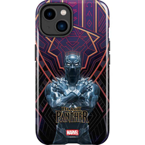Marvel Black Panther Wakanda Salute iPhone 14 Plus Impact Case