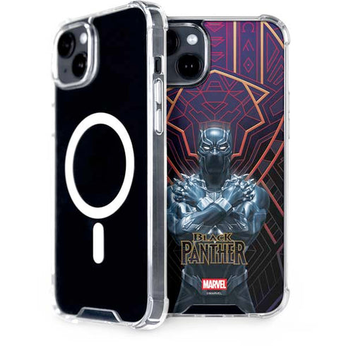 Marvel Black Panther Wakanda Salute iPhone 14 Plus MagSafe Case