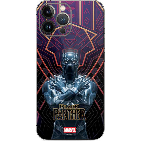 Marvel Black Panther Wakanda Salute iPhone 14 Pro Max Skin