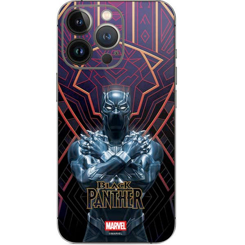 Marvel Black Panther Wakanda Salute iPhone 14 Pro Skin