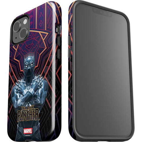 Marvel Black Panther Wakanda Salute iPhone 15 Plus Impact Case