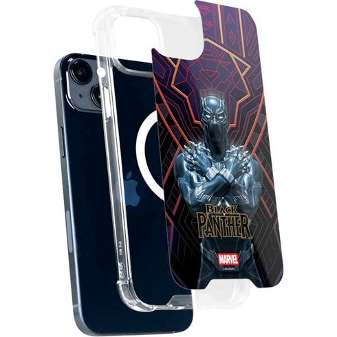 Marvel Black Panther Wakanda Salute iPhone 15 Plus MagSafe Case