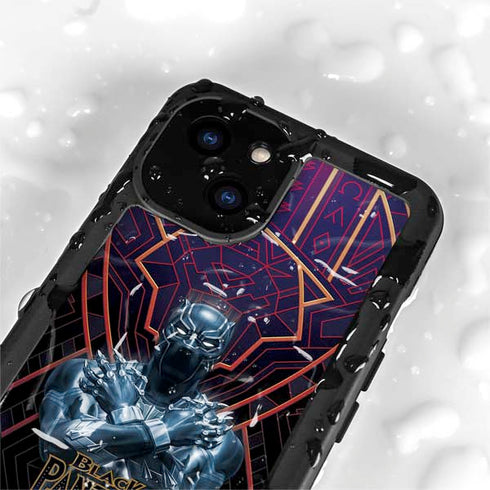 Marvel Black Panther Wakanda Salute iPhone 15 Plus Waterproof Case