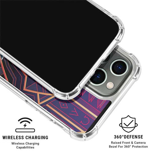 Marvel Black Panther Wakanda Salute iPhone 15 Pro Clear Case