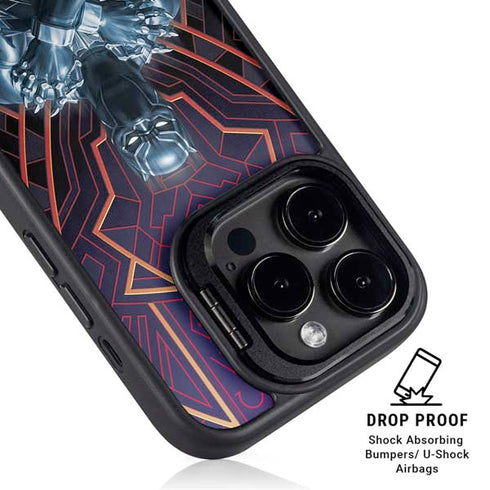 Marvel Black Panther Wakanda Salute iPhone 15 Pro Kickstand Case