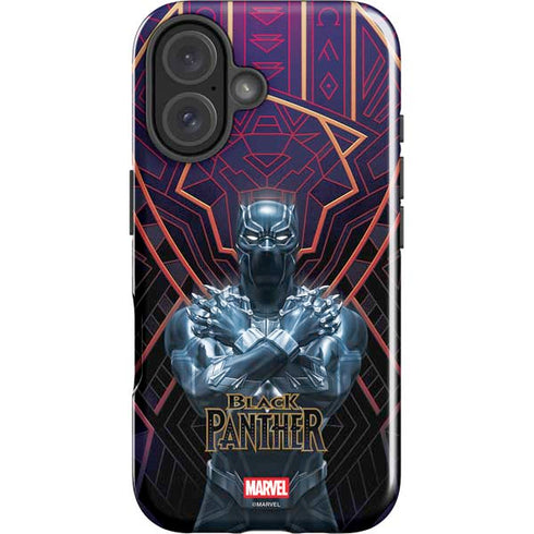 Marvel Black Panther Wakanda Salute iPhone 16 Plus Impact Case